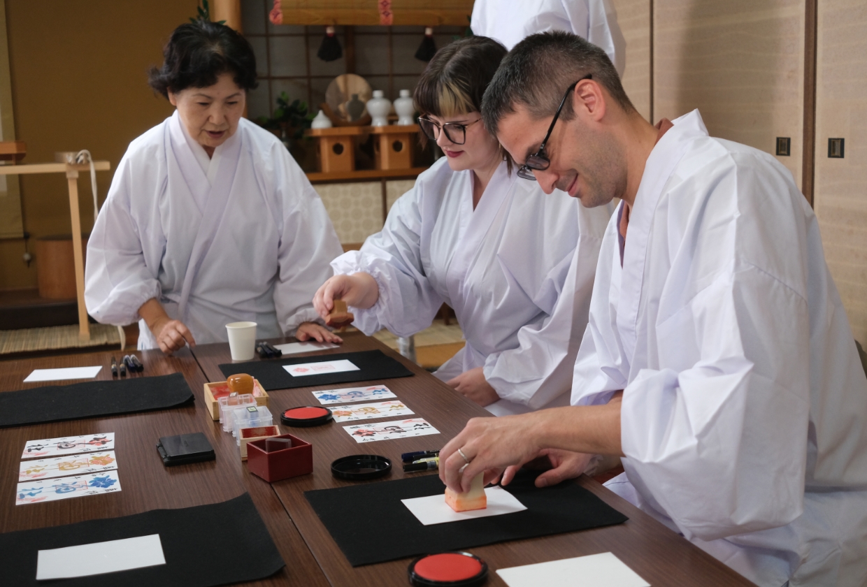 氏子体験の様子