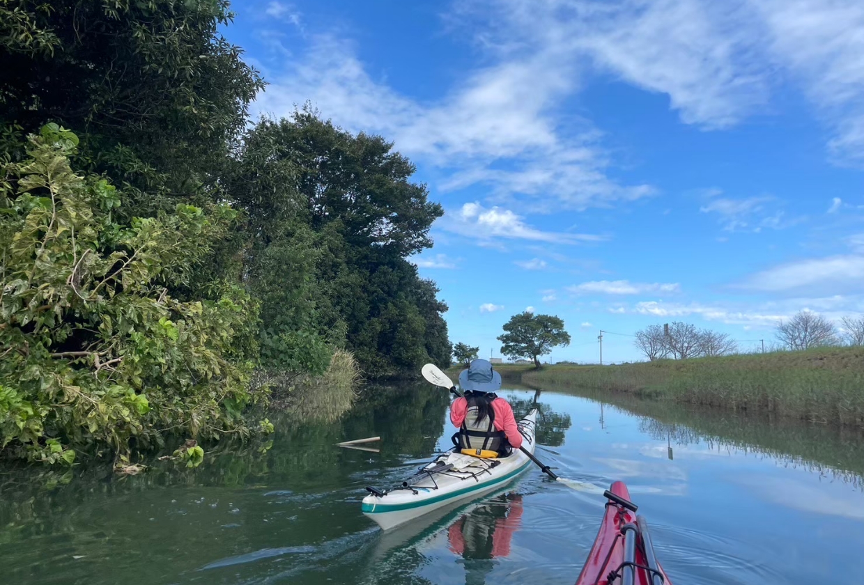 祓川(はらいがわ)とカヤック